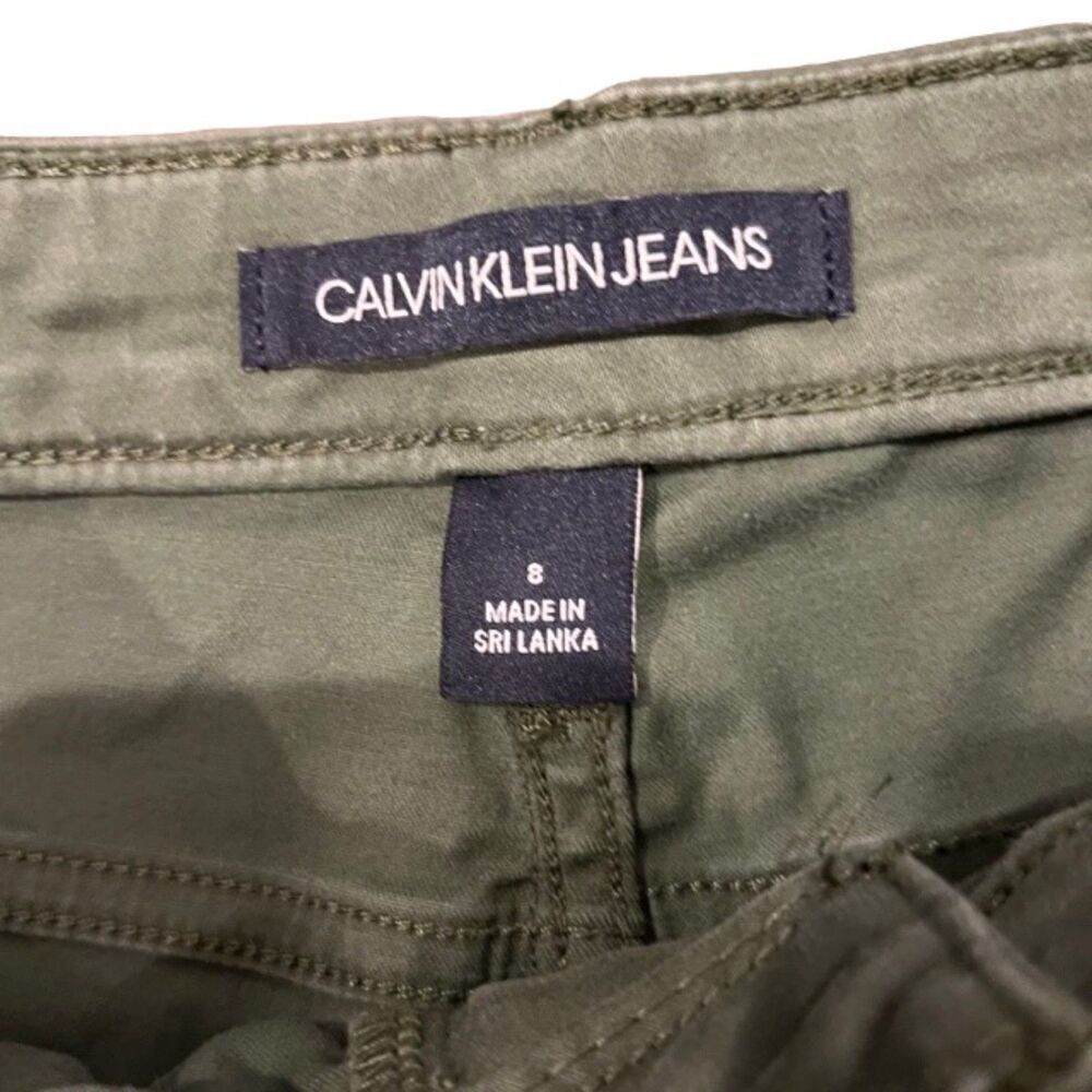 Calvin Klein Women's Green Skinny Jeans‎ - Picture 3 of 8